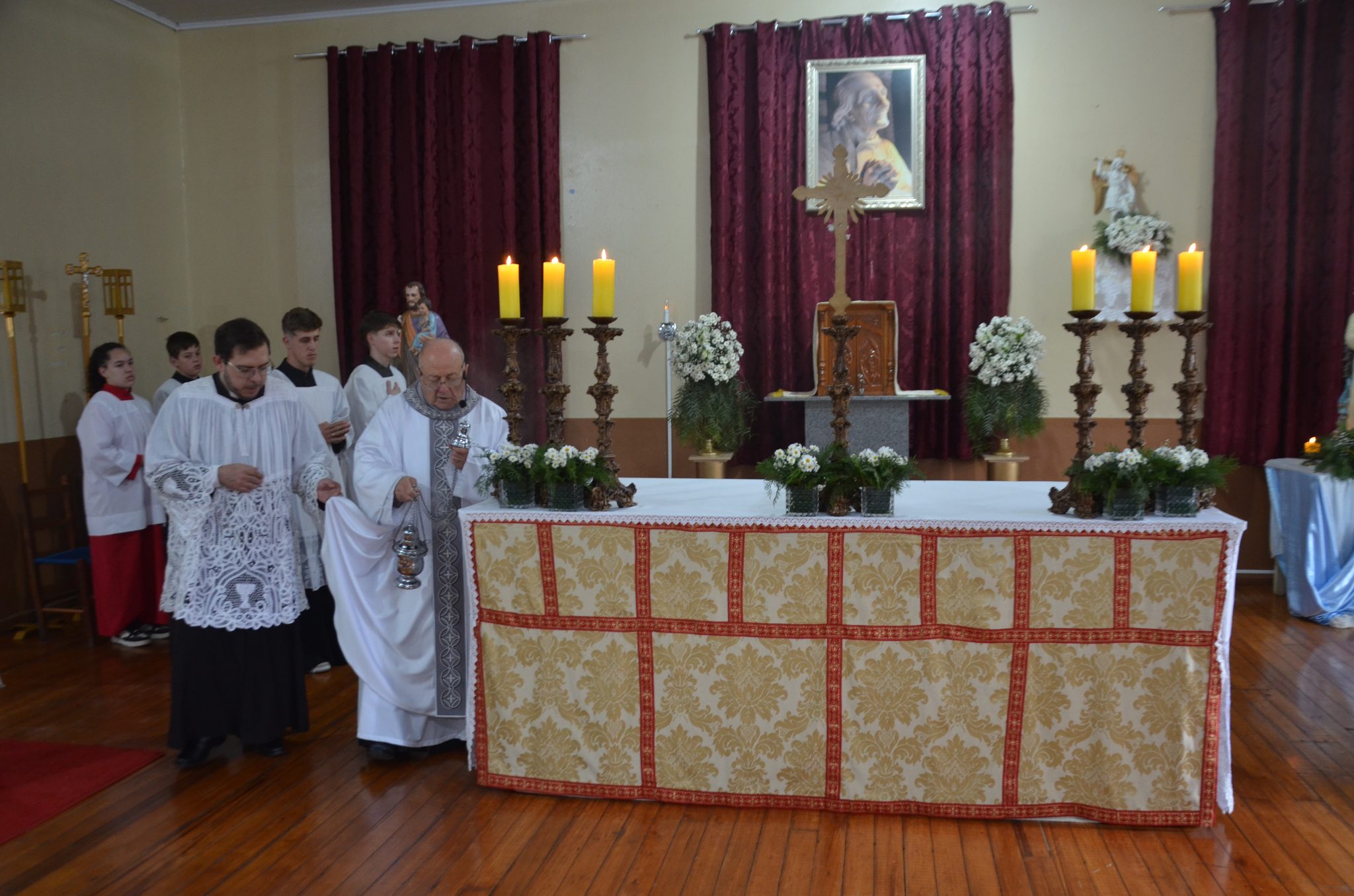 Pinhal - Jubileu de Diamante do Cônego Guido Taffarel