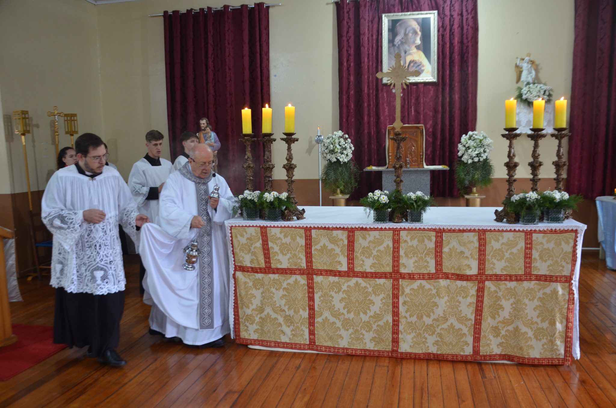 Pinhal - Jubileu de Diamante do Cônego Guido Taffarel