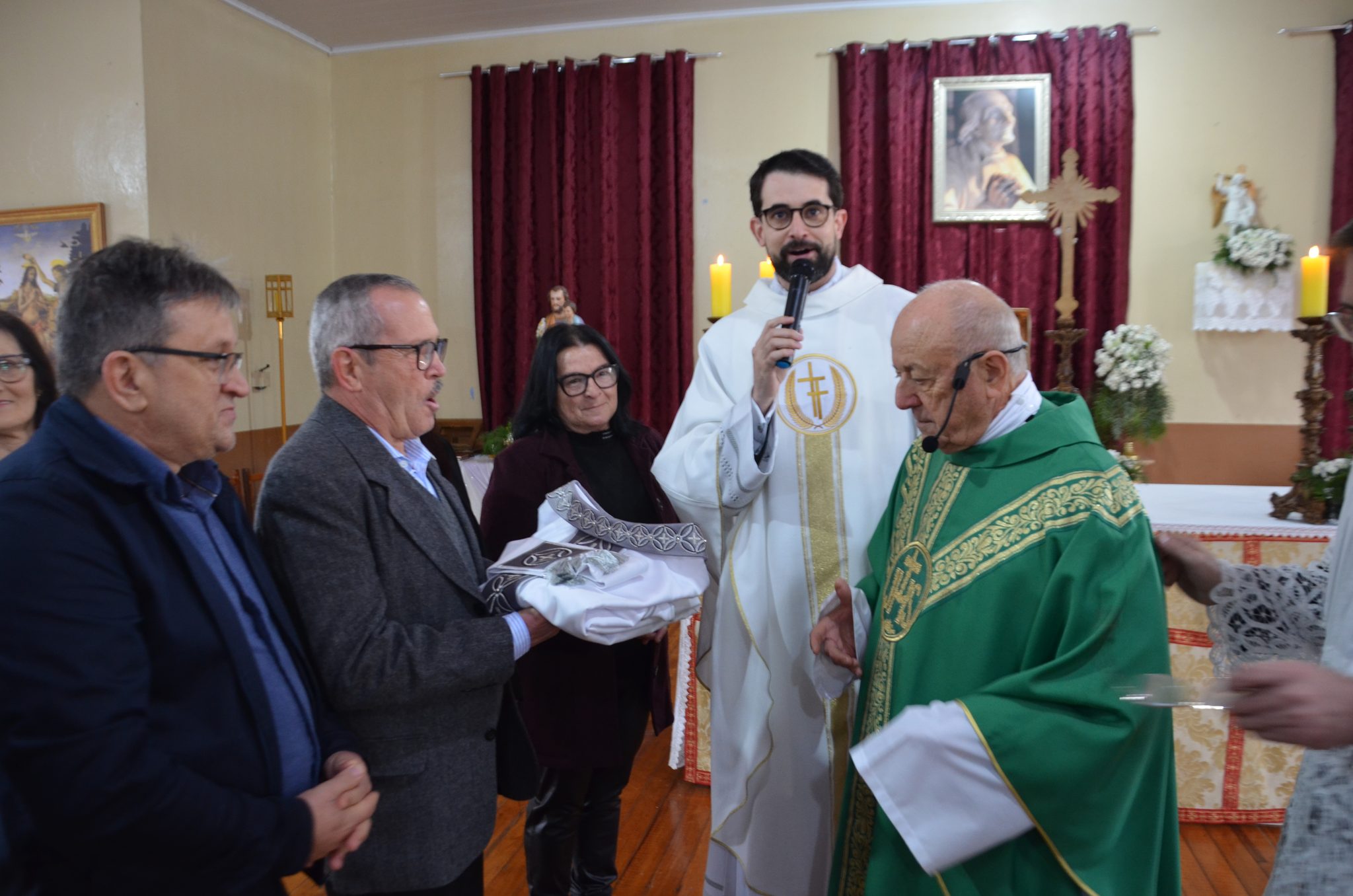 Pinhal - Jubileu de Diamante do Cônego Guido Taffarel