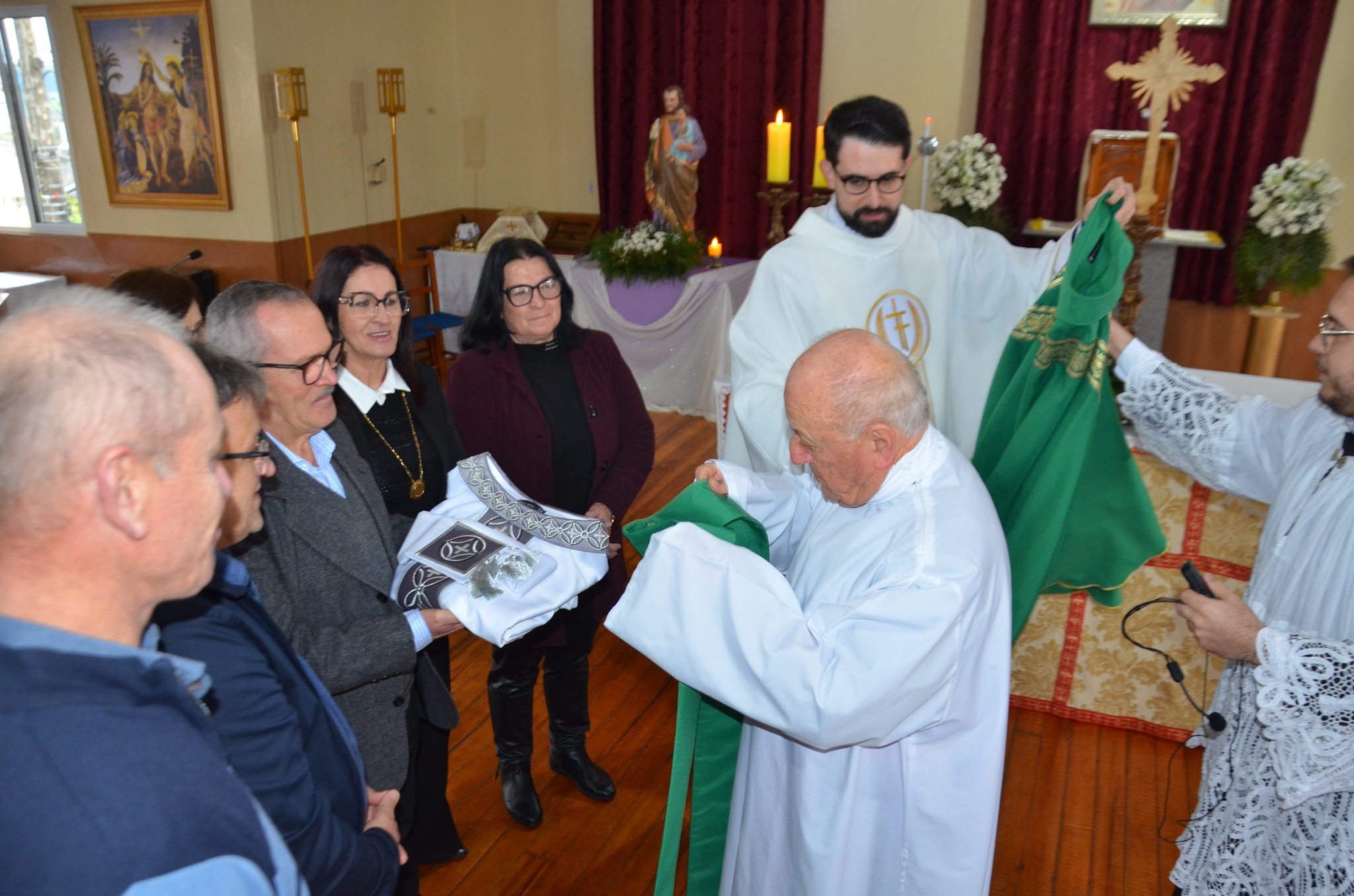 Pinhal - Jubileu de Diamante do Cônego Guido Taffarel