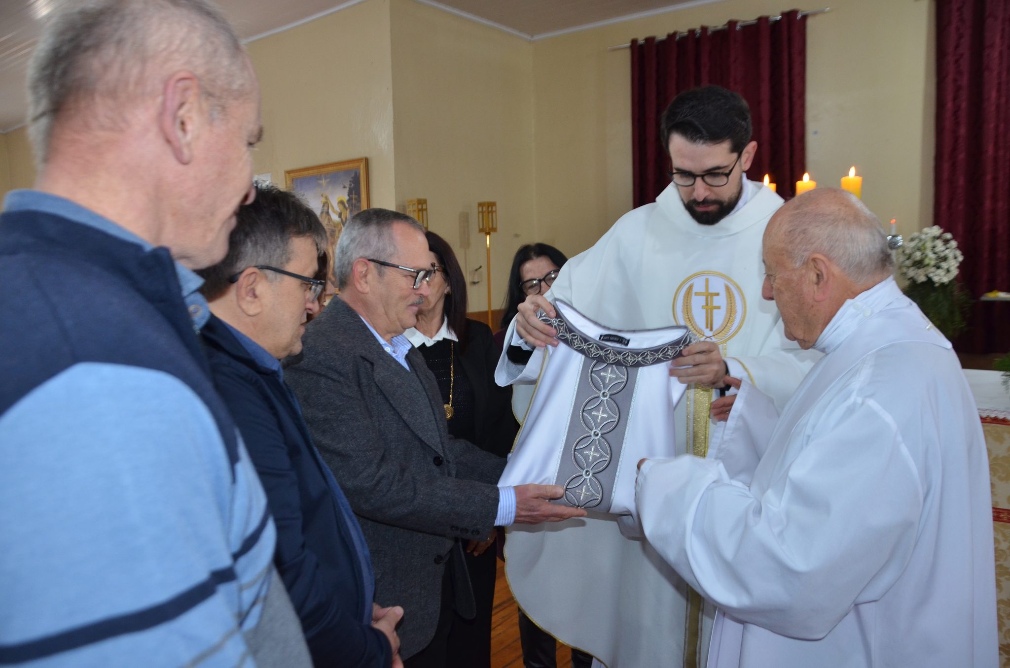 Pinhal - Jubileu de Diamante do Cônego Guido Taffarel
