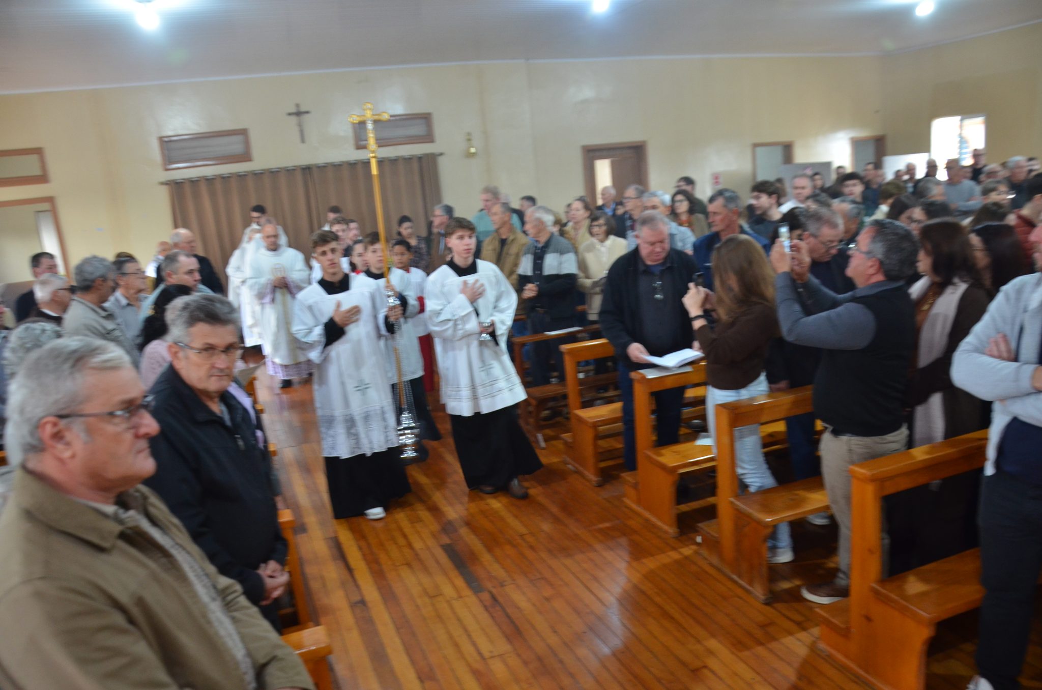 Pinhal - Jubileu de Diamante do Cônego Guido Taffarel