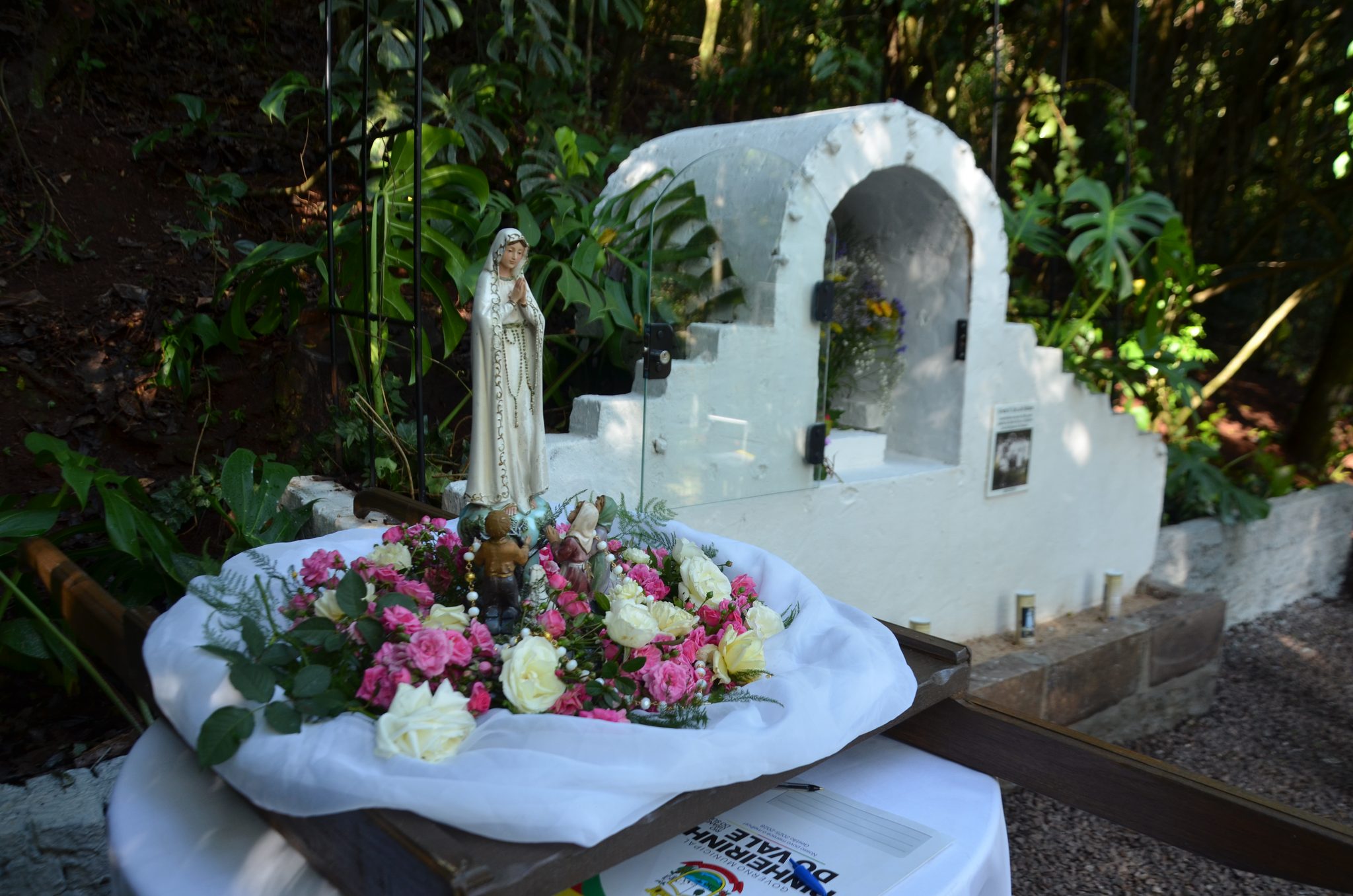Pinheirinho do Vale: Reinauguração da Gruta Nossa Senhora de Fátima