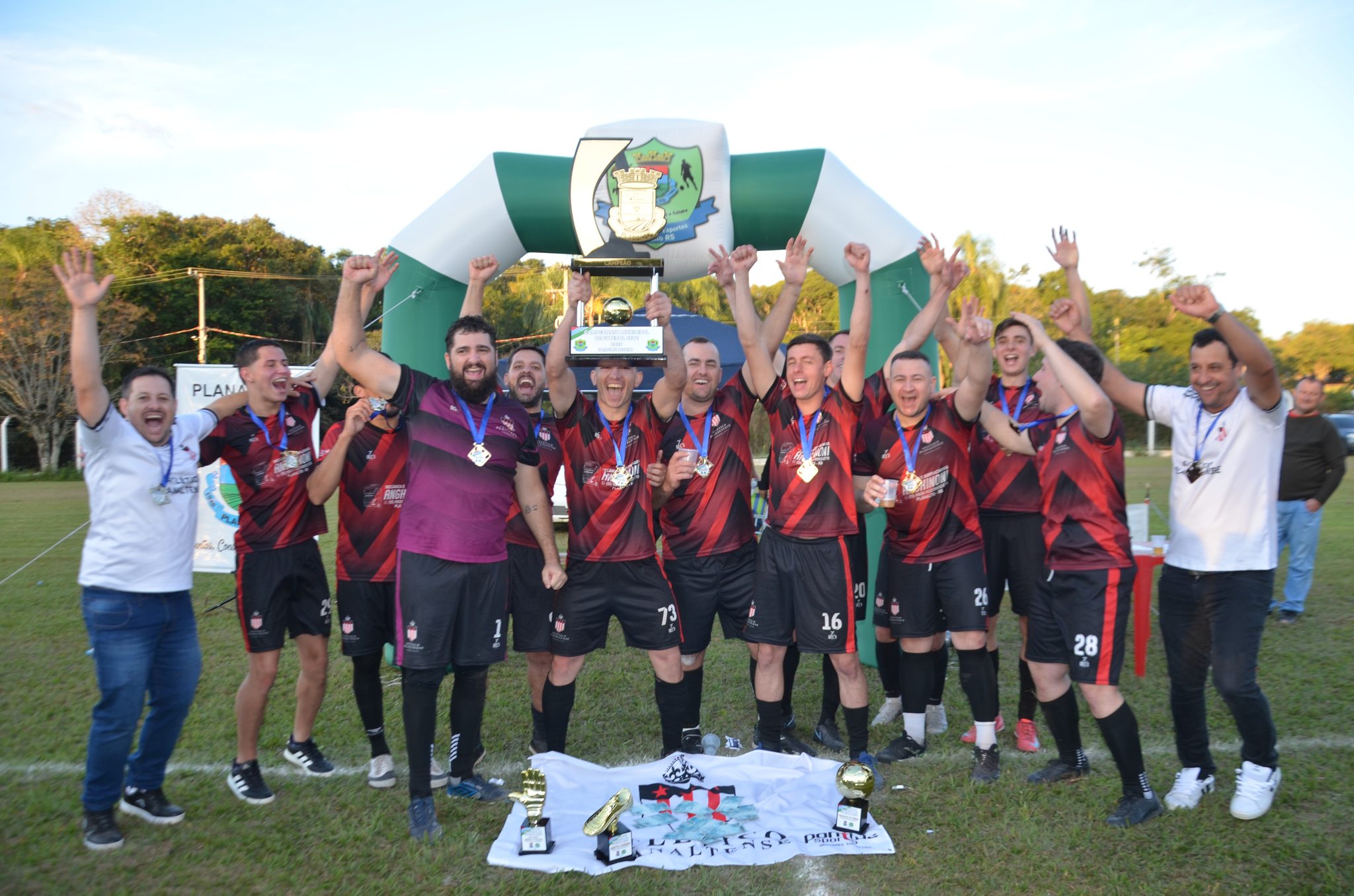 Planalto - final do campeonato municipal de futebol 7