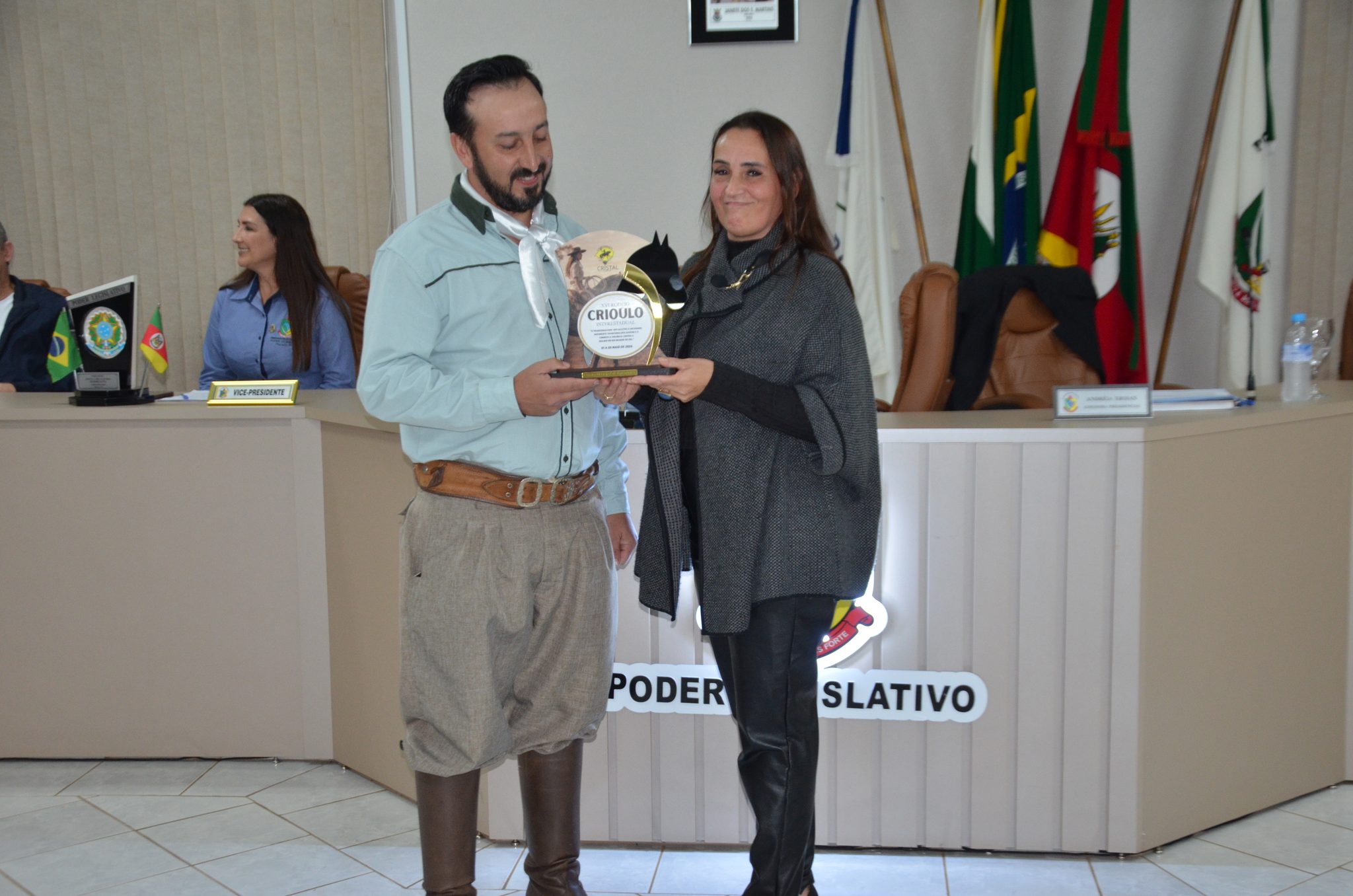 Planalto -Moção de Aplausos ao CTG Querência do Cristal
