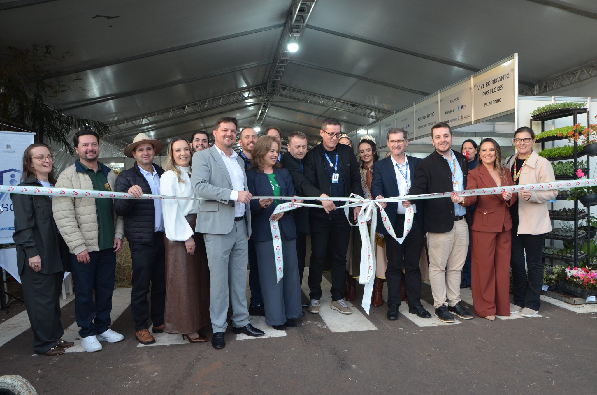 Abertura da Feira Sabor Gaúcho, na Seberi Agro Fest 2026