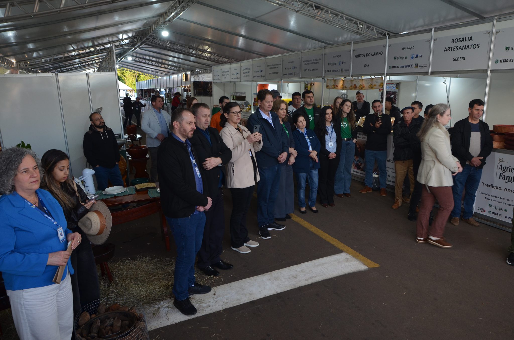 Abertura da Feira Sabor Gaúcho, na Seberi Agro Fest 2026