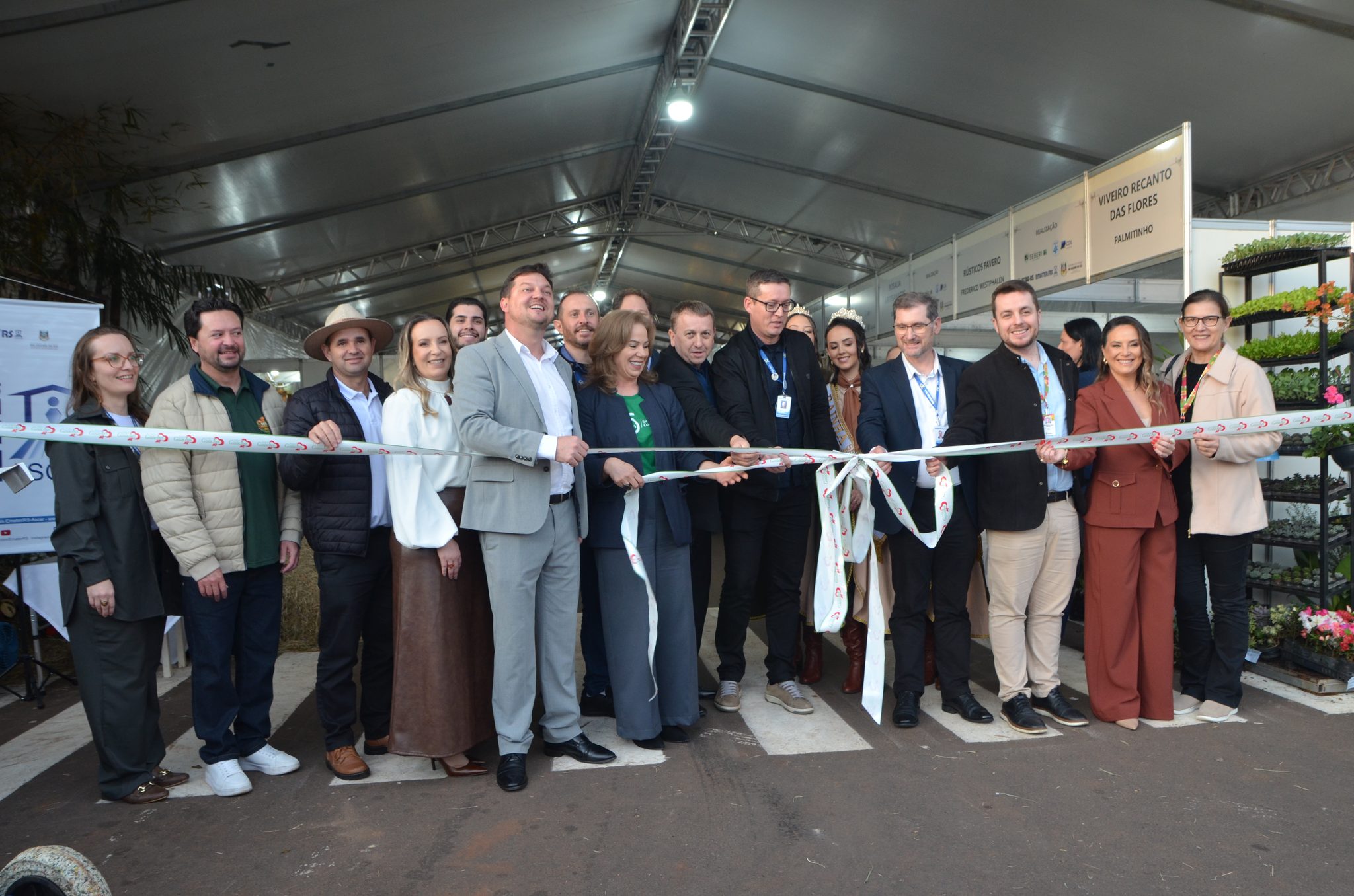 Abertura da Feira Sabor Gaúcho, na Seberi Agro Fest 2026