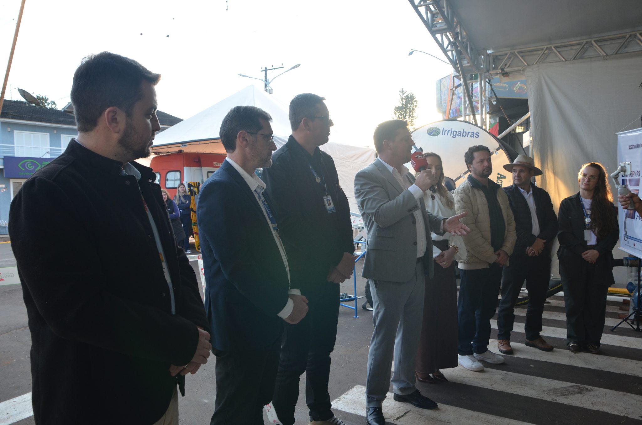 Abertura da Feira Sabor Gaúcho, na Seberi Agro Fest 2026