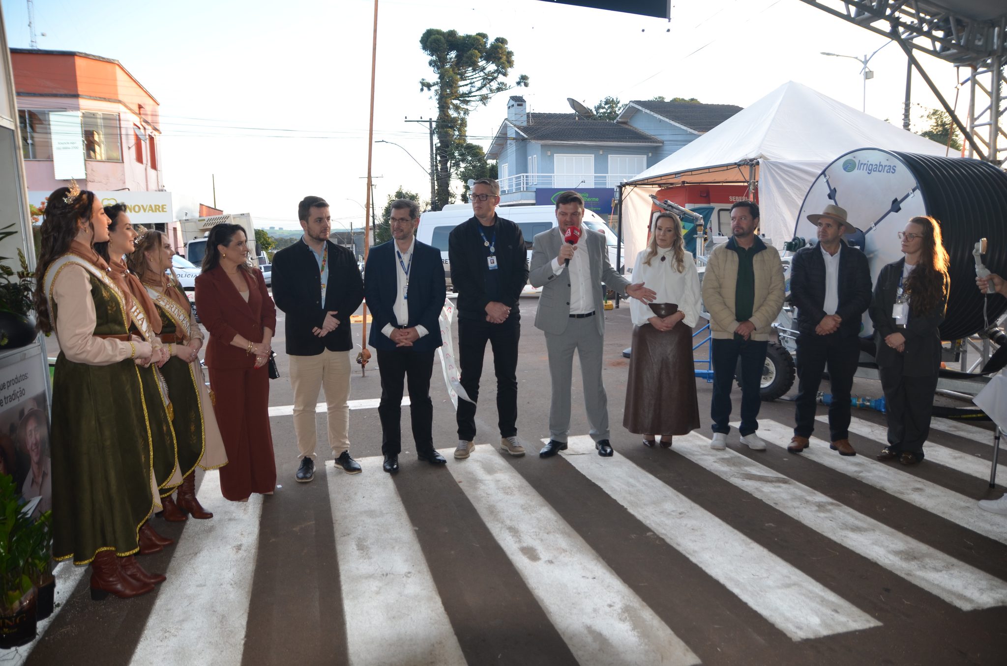 Abertura da Feira Sabor Gaúcho, na Seberi Agro Fest 2026