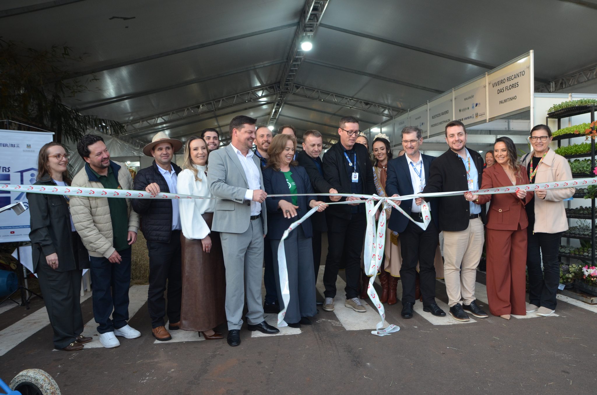 Abertura da Feira Sabor Gaúcho, na Seberi Agro Fest 2026