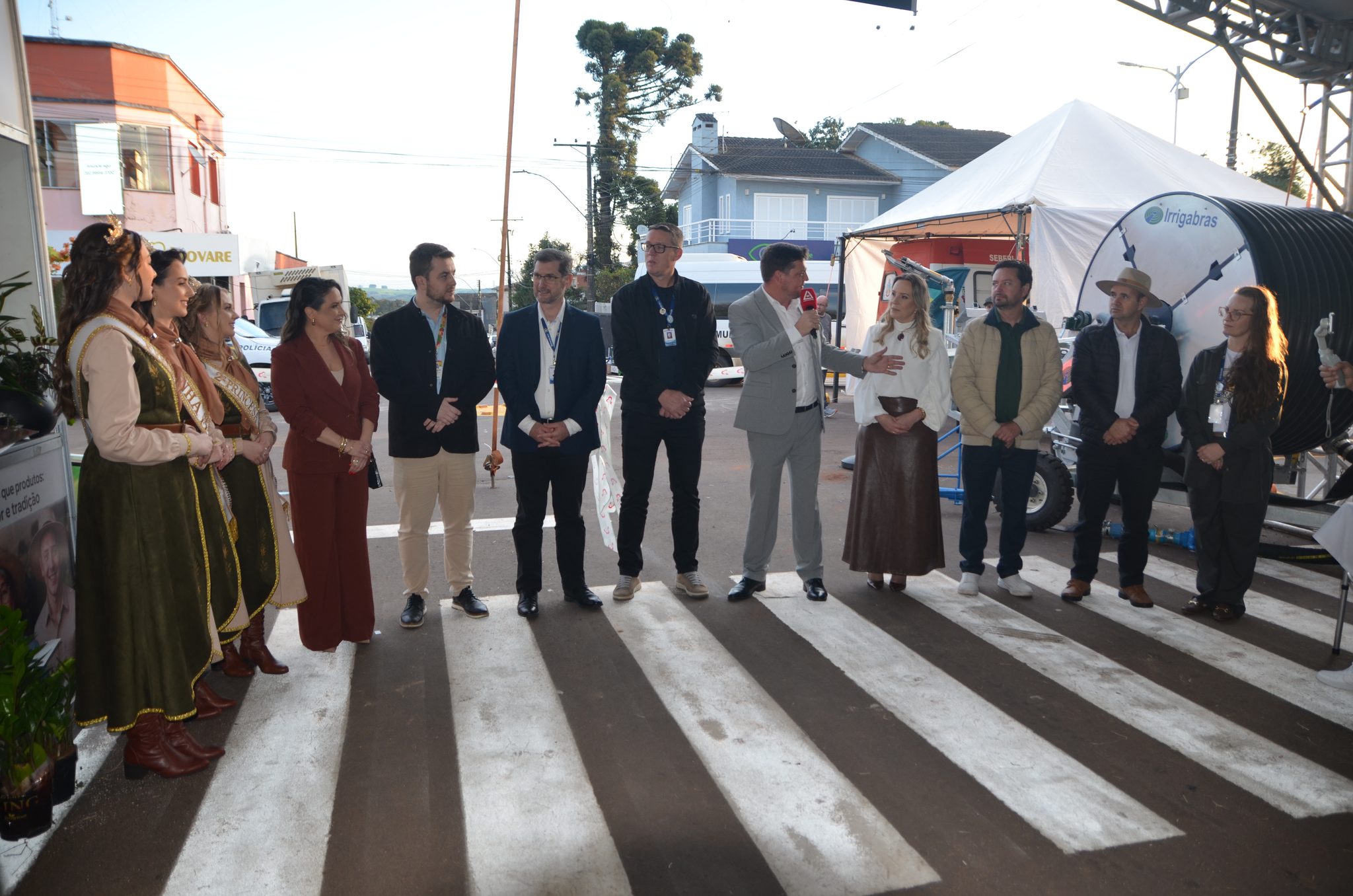 Abertura da Feira Sabor Gaúcho, na Seberi Agro Fest 2026