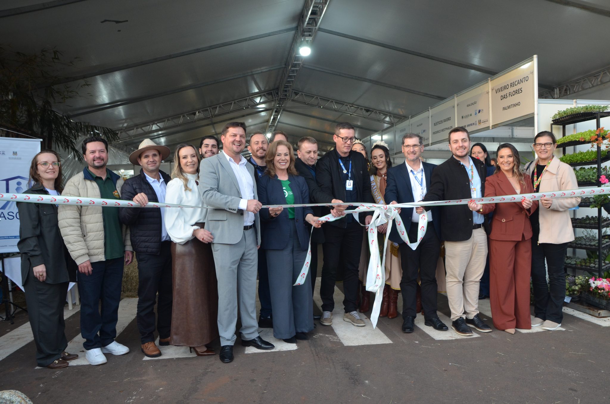 Abertura da Feira Sabor Gaúcho, na Seberi Agro Fest 2026