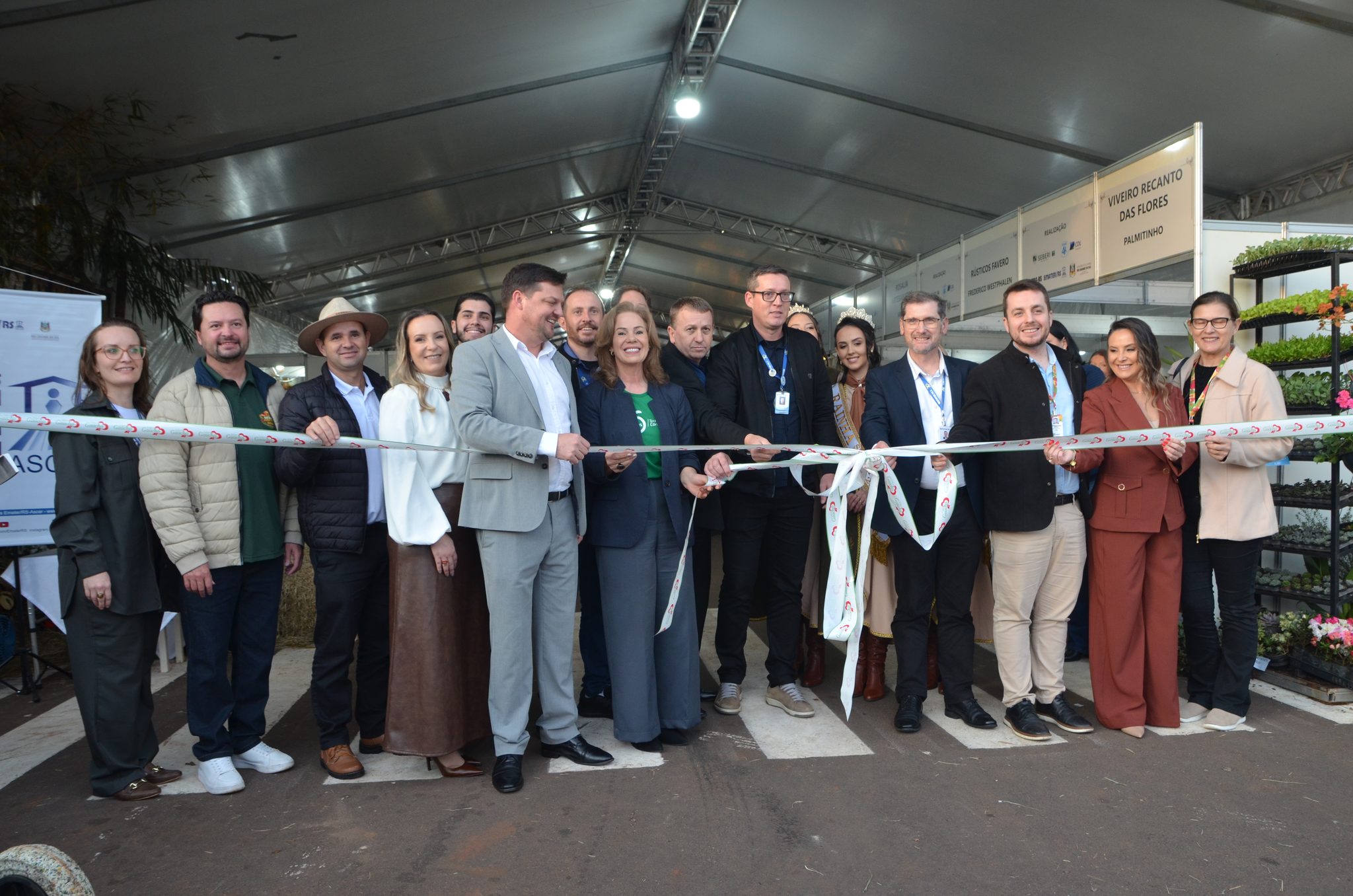 Abertura da Feira Sabor Gaúcho, na Seberi Agro Fest 2026