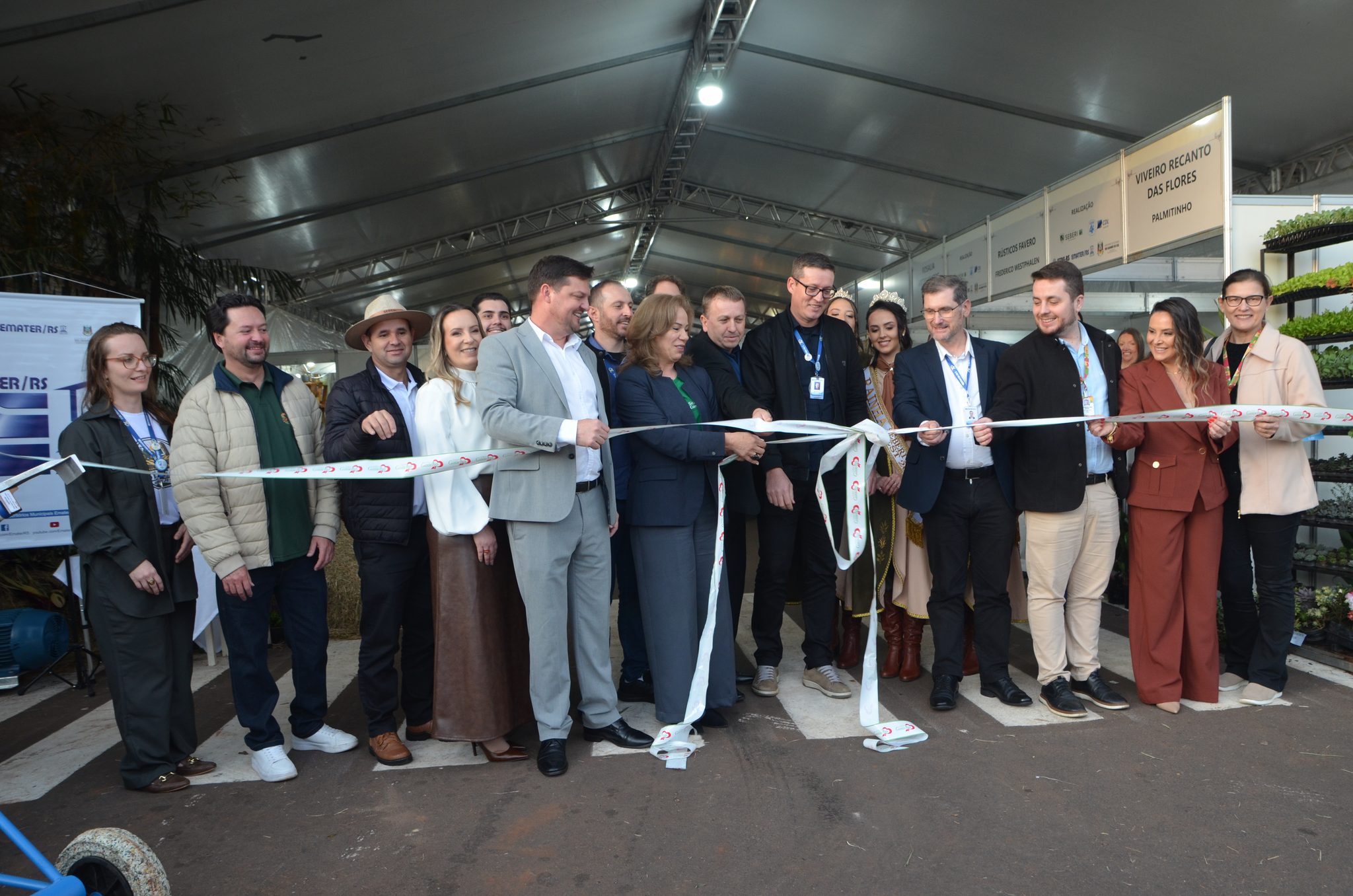 Abertura da Feira Sabor Gaúcho, na Seberi Agro Fest 2026