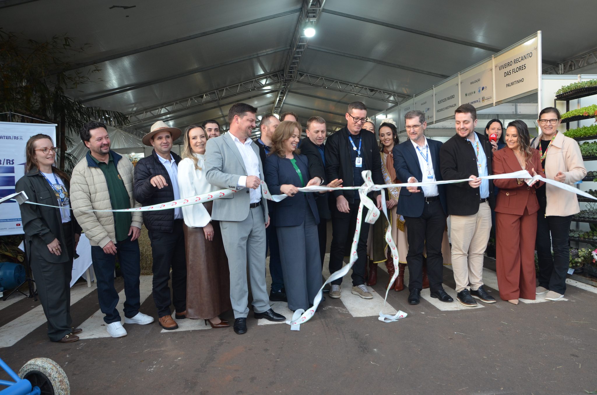 Abertura da Feira Sabor Gaúcho, na Seberi Agro Fest 2026