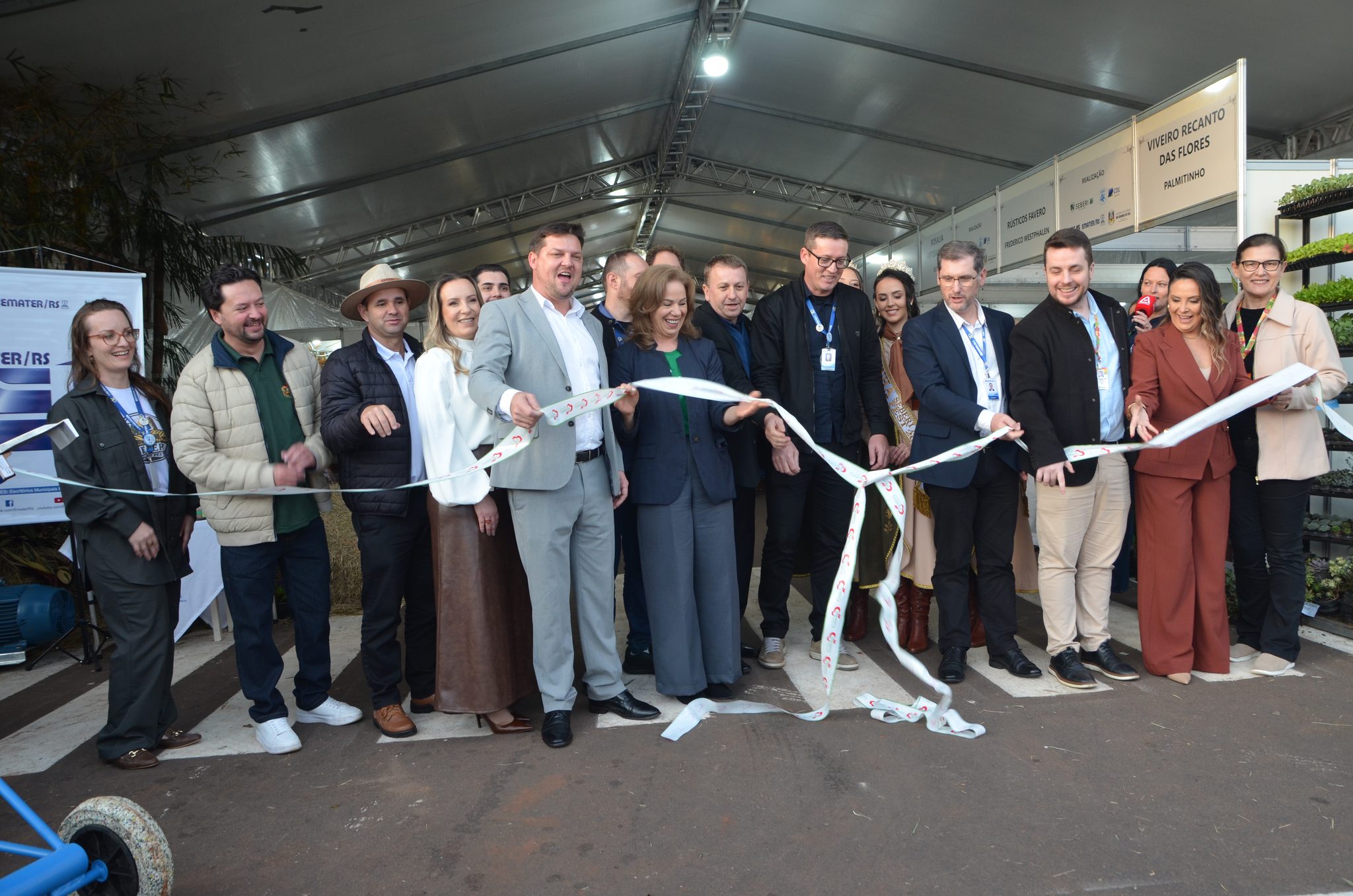 Abertura da Feira Sabor Gaúcho, na Seberi Agro Fest 2026