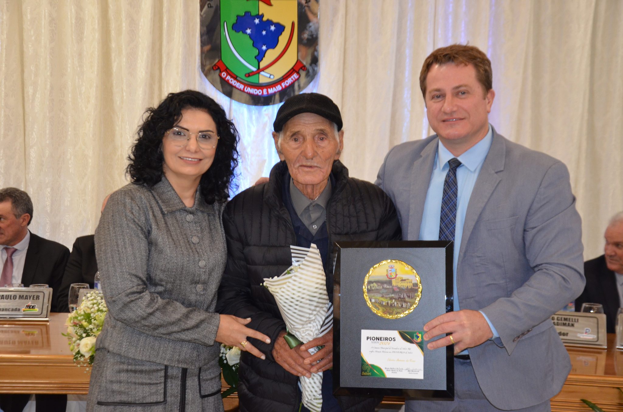 Seberi - Homenagem da Câmara de Vereadores aos Pioneiros