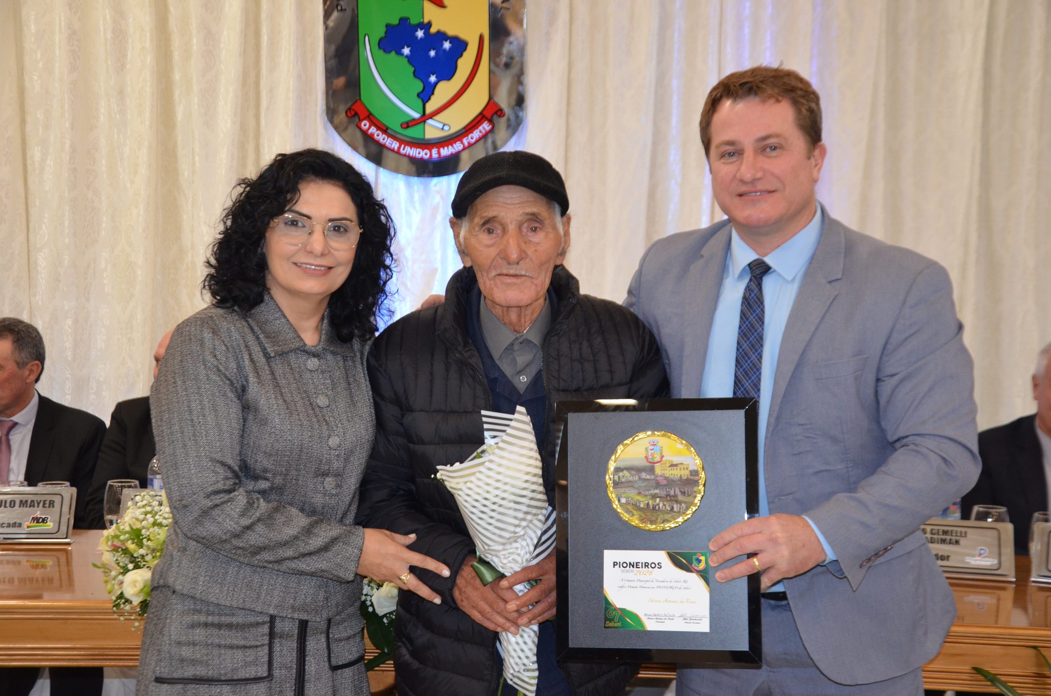 Seberi - Homenagem da Câmara de Vereadores aos Pioneiros