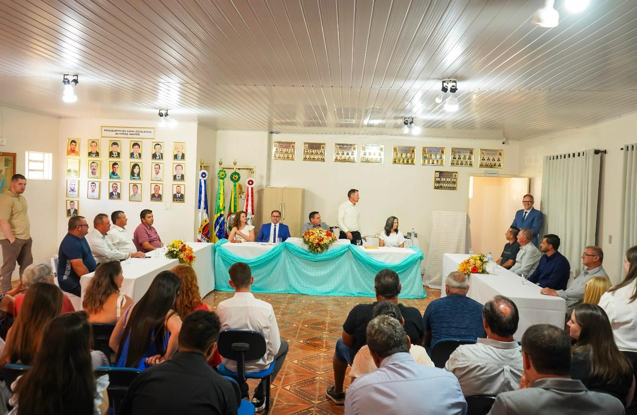 Posse dos eleitos do município de Cerro Grande