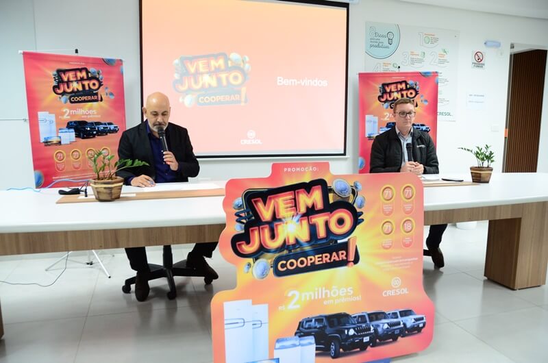 Lançamento campanha Vem Junto Cooperar da Cresol Raiz