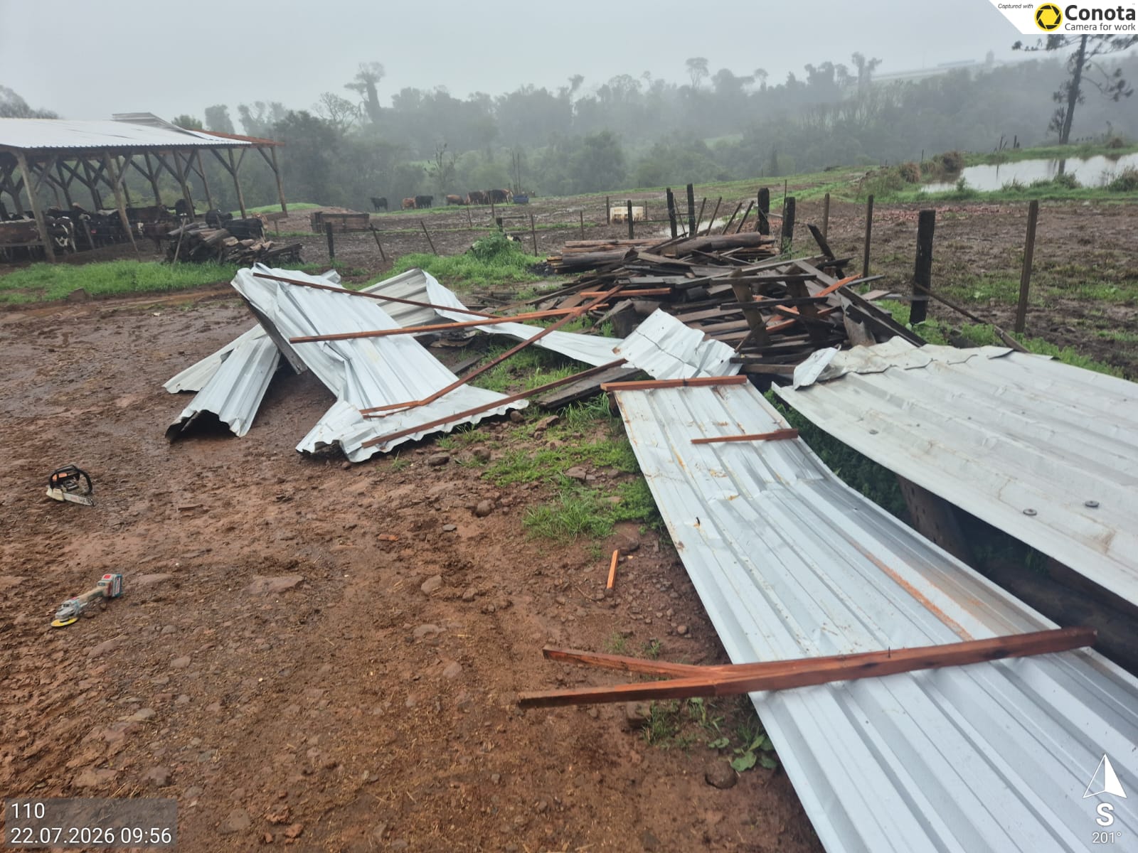 Vista Alegre faz apelo por doações após temporal; colchões e cobertas são prioridade