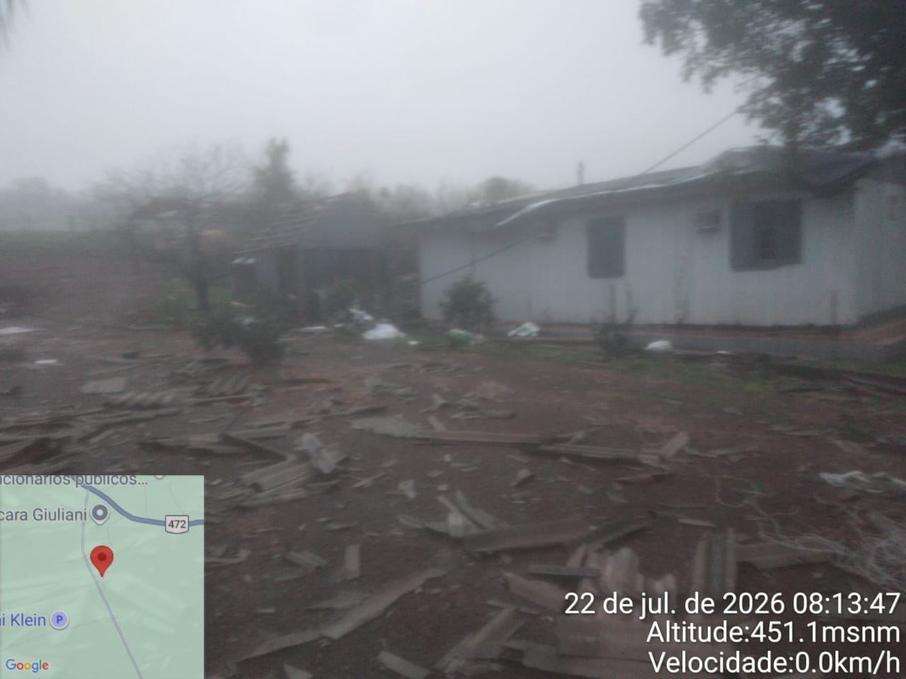 Vista Alegre faz apelo por doações após temporal; colchões e cobertas são prioridade