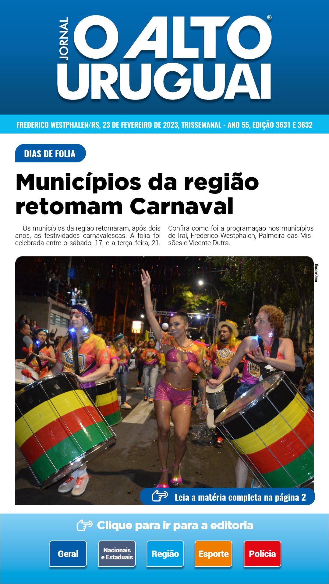 AU Diário - 3631 e 3632 - Quinta