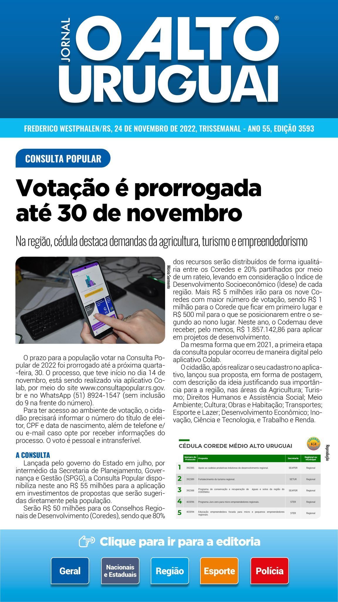 AU Diário - 3593 - Quinta