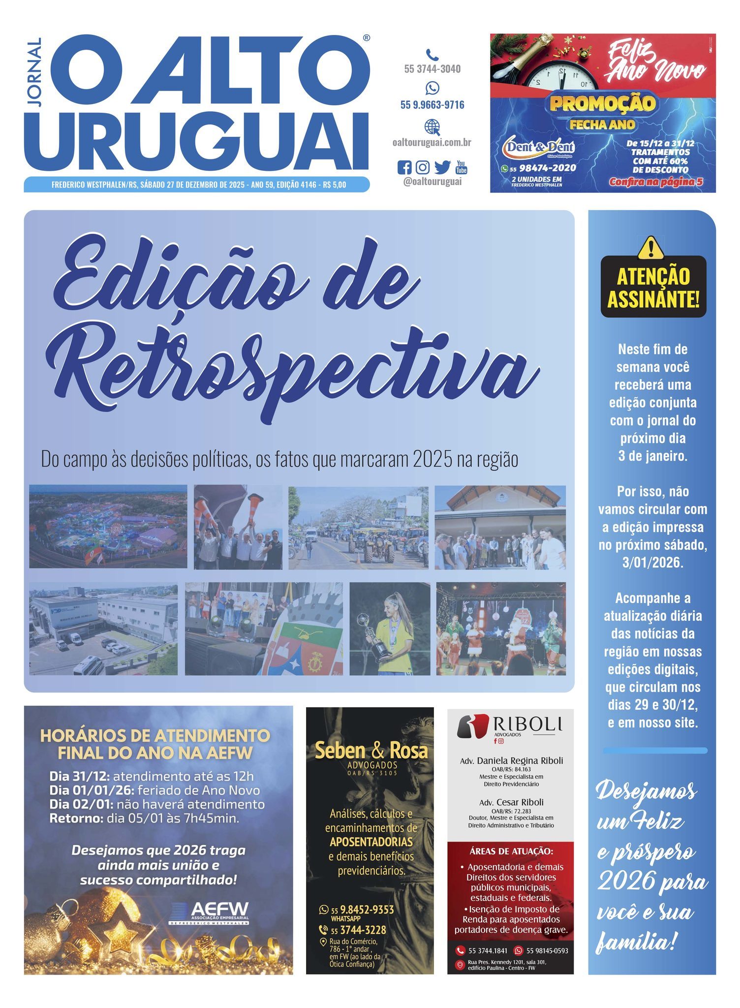AU Impresso - 4146 - Sábado 27-12-25
