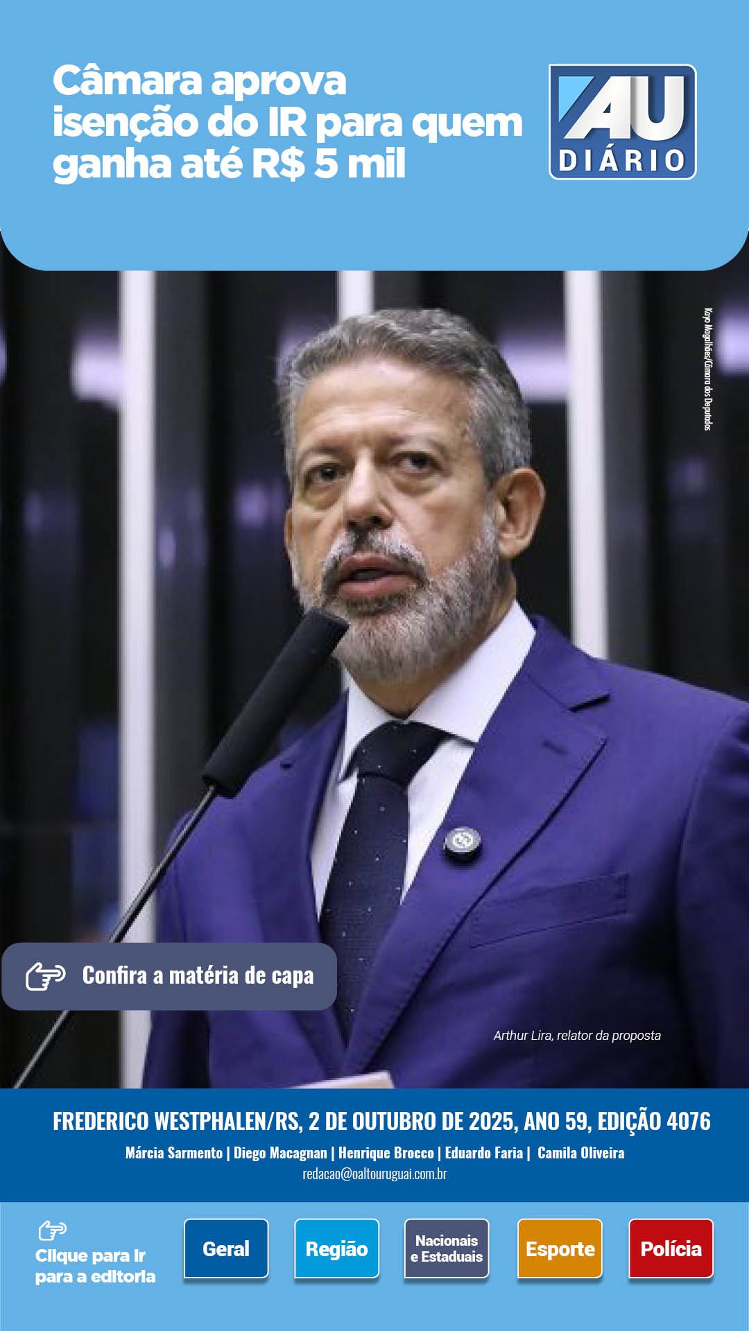AU Diário - 4076 - Quinta