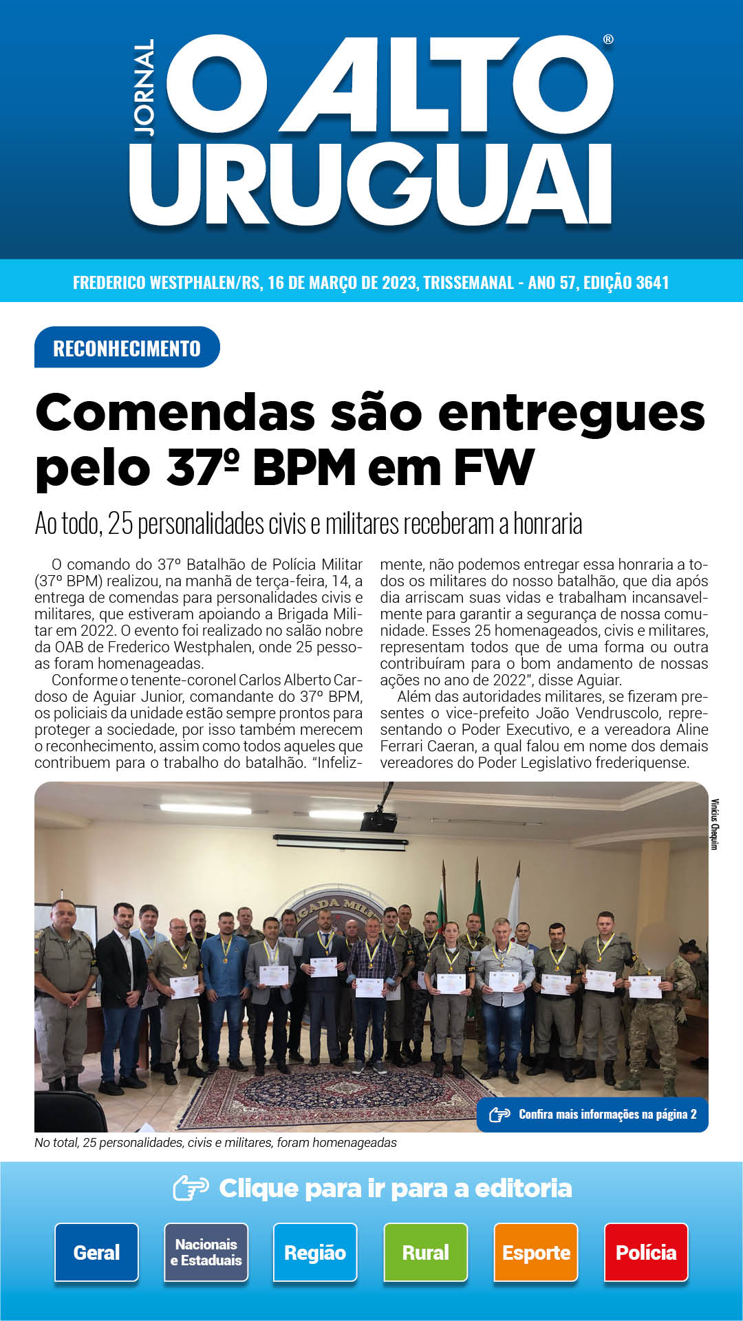 AU Diário - 3641 - Quinta
