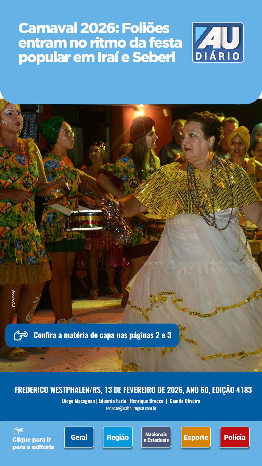 AU Diário - 4183 - Sexta
