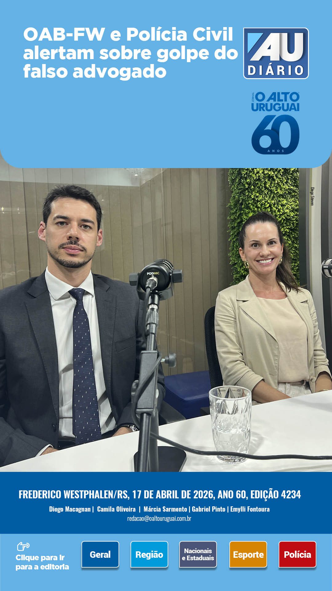 AU Diário - 4234 - Sexta
