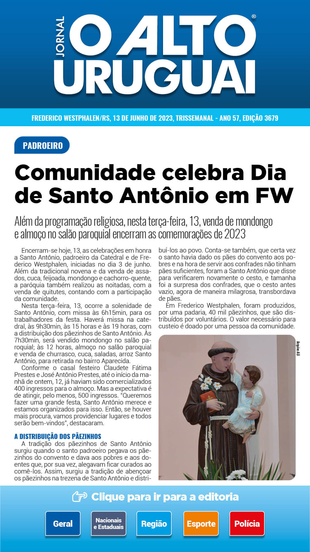 AU Diário - 3679 - Terça