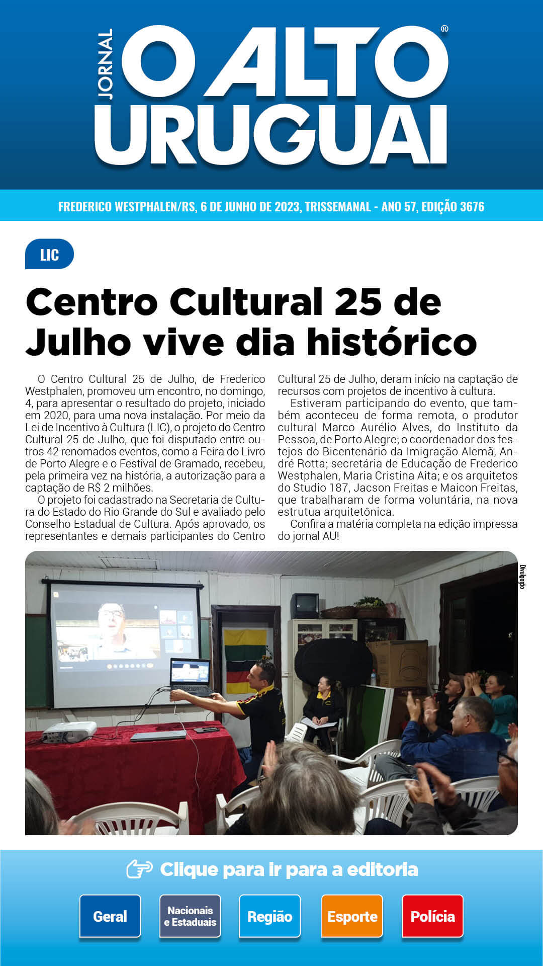 AU Diário - 3676 - Terça