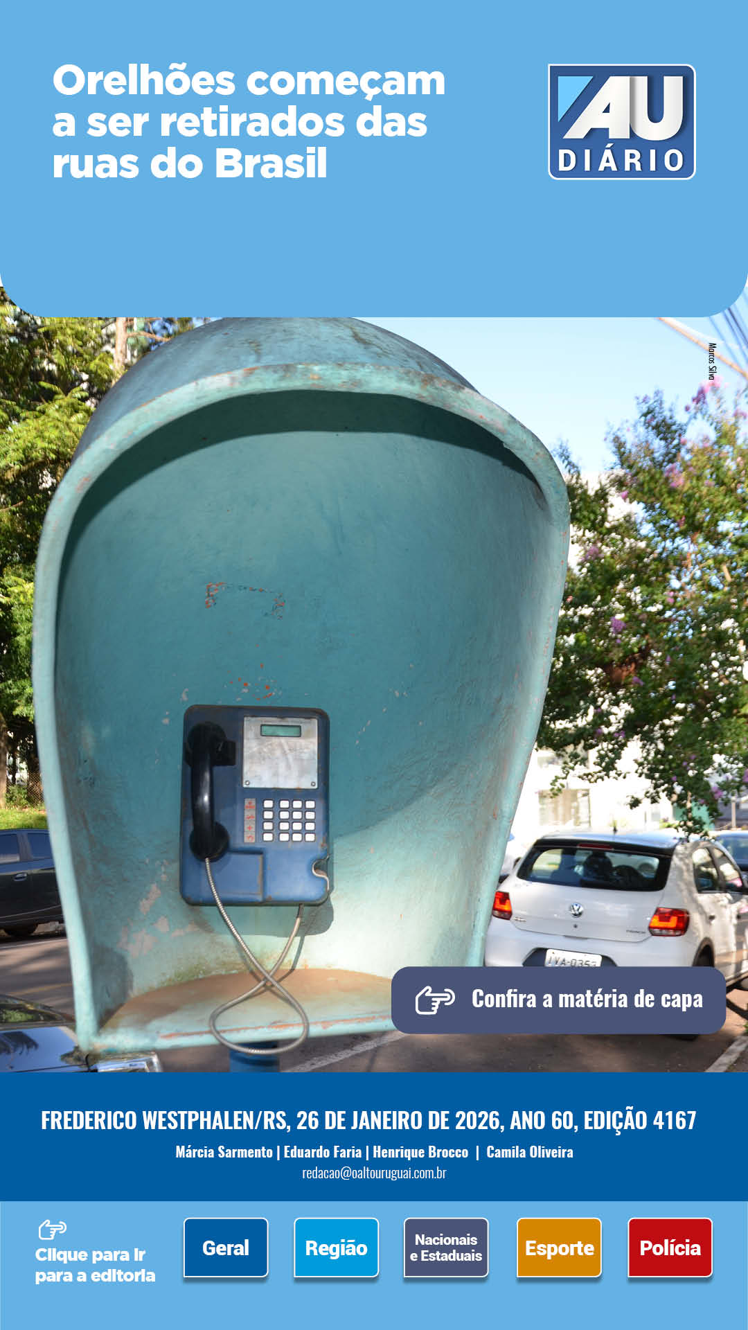 AU Diário - 4167 - Segunda