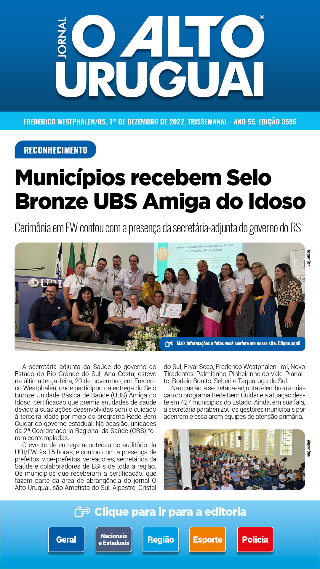AU Diário - 3596 - Quinta