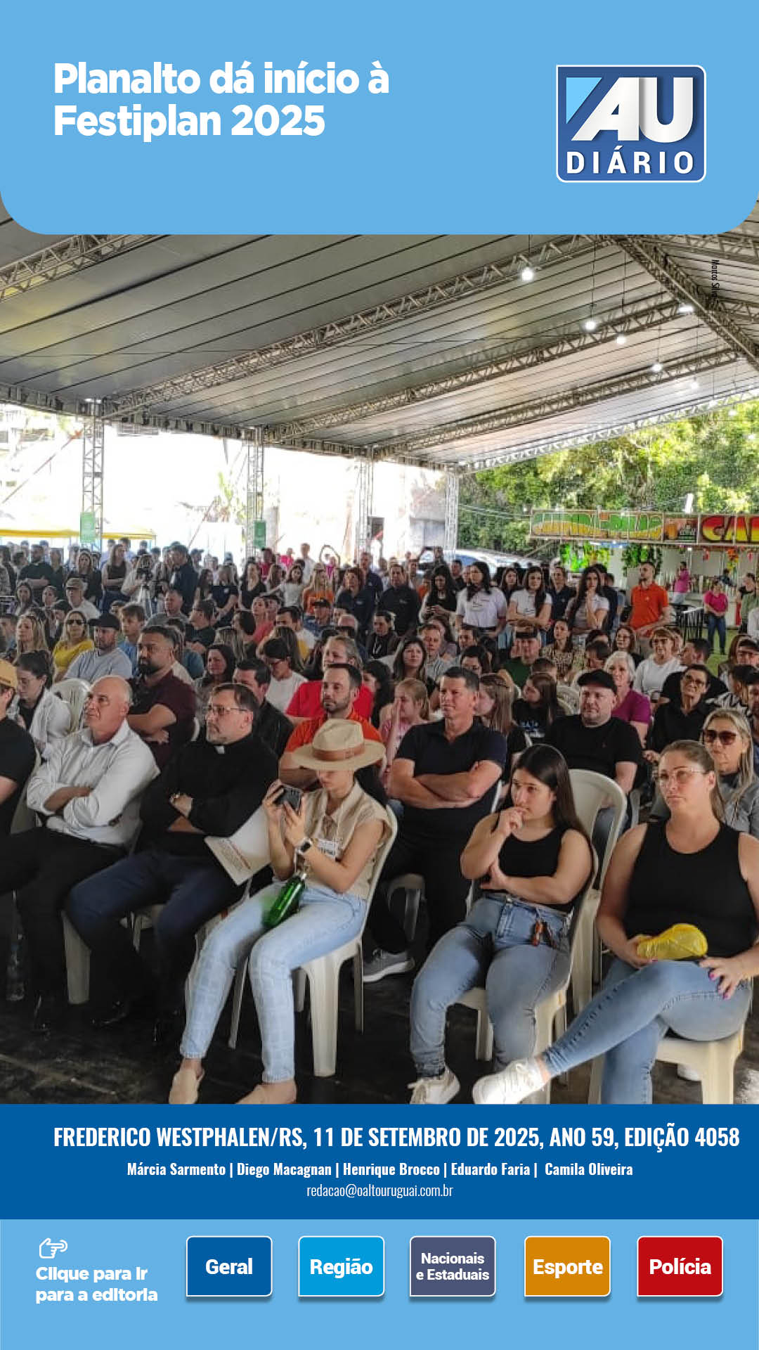 AU Diário - 4058 - Quinta