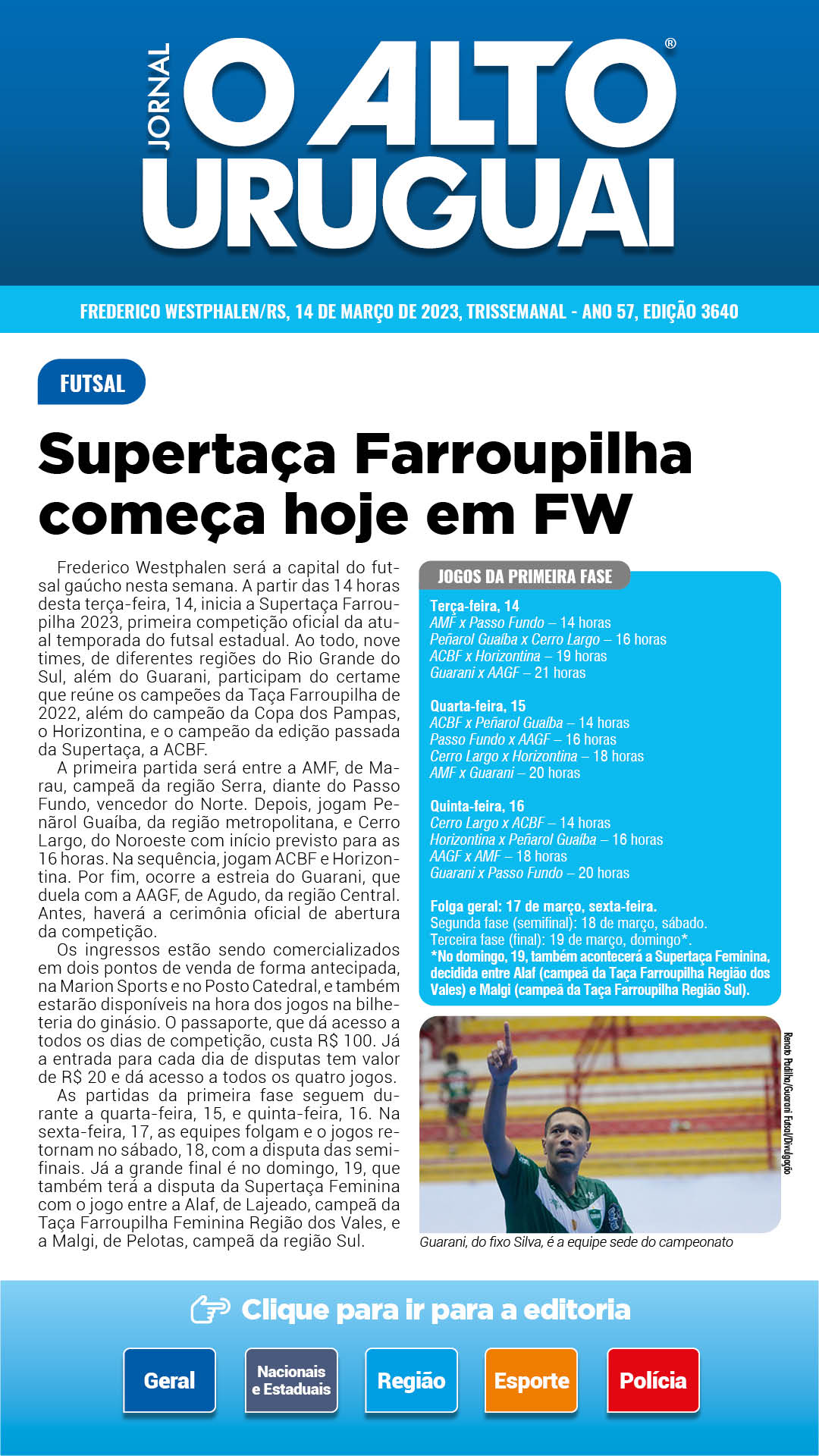 AU Diário - 3640 - Terça
