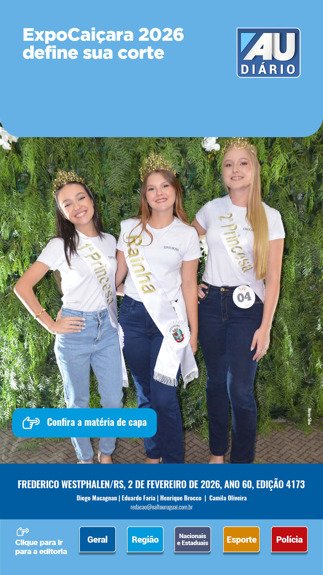 AU Diário - 4173 - Segunda