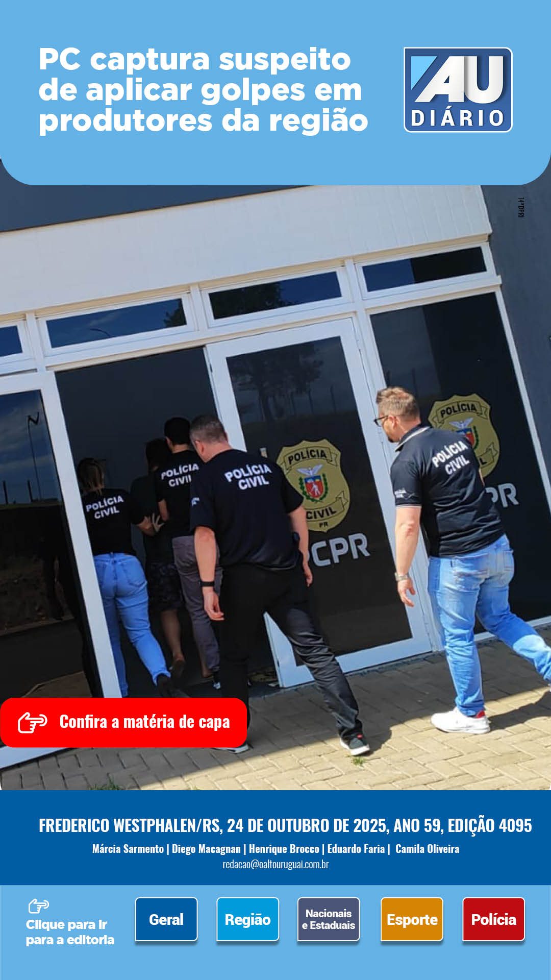 AU Diário - 4095 - Sexta