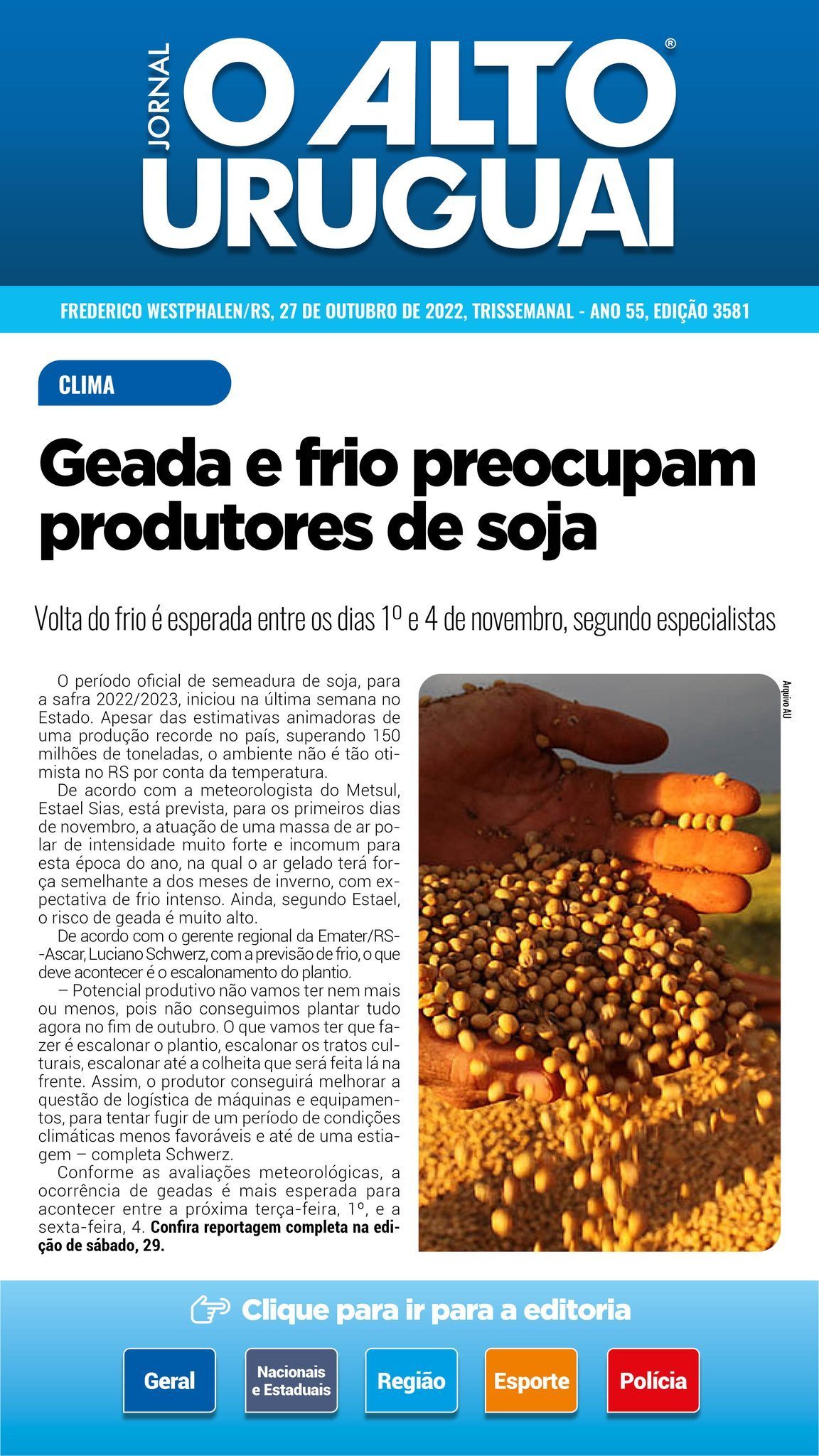 AU Diário - 3581 - Quinta