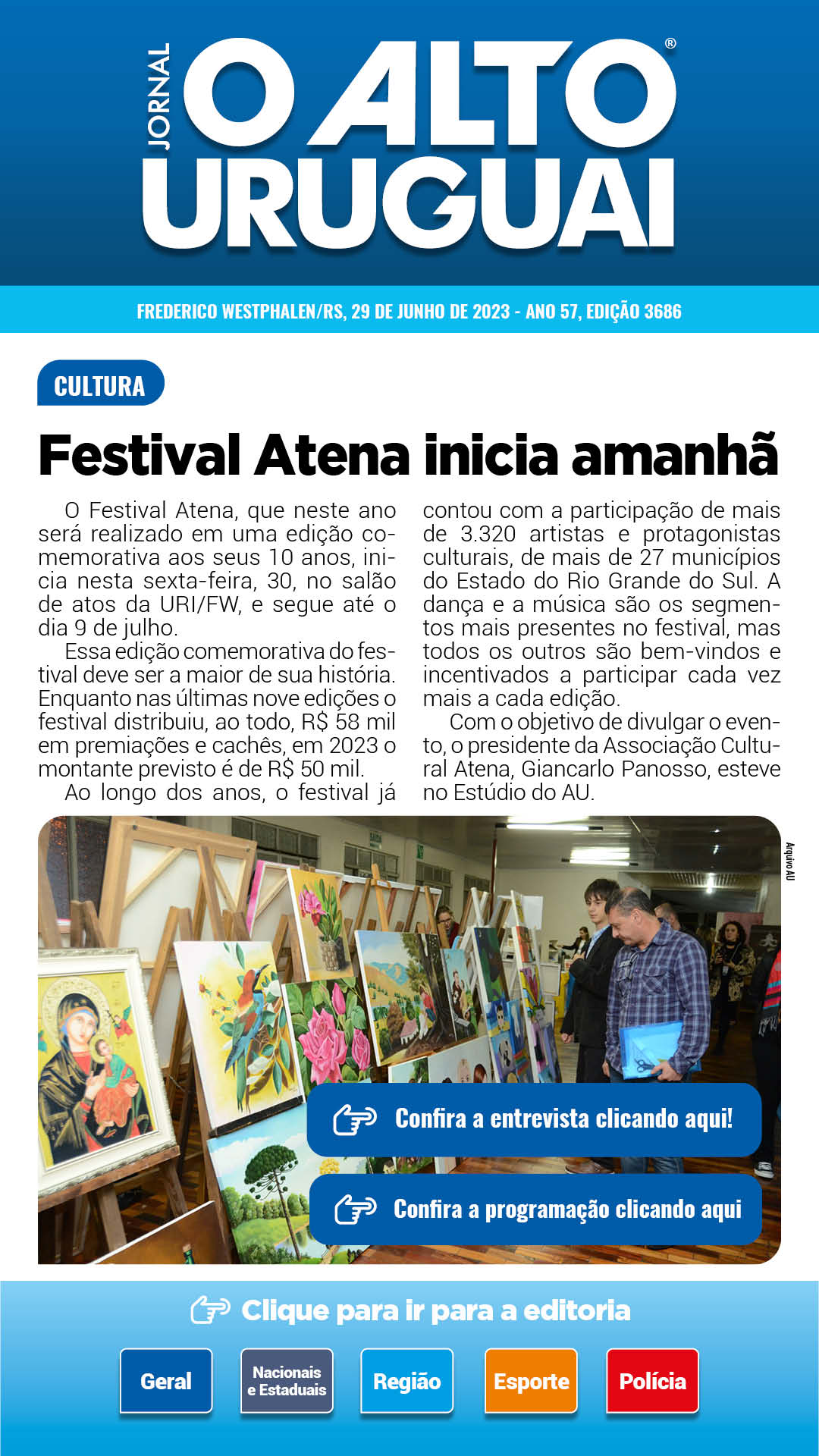 AU Diário - 3686 - Quinta