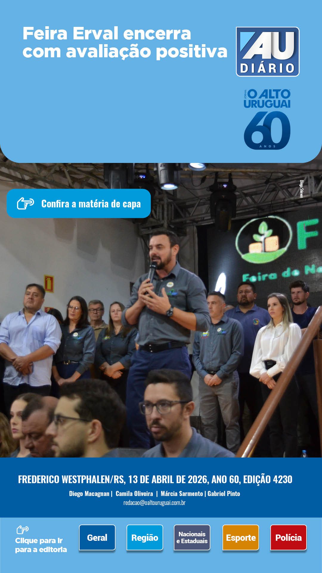 AU Diário - 4230 - Segunda