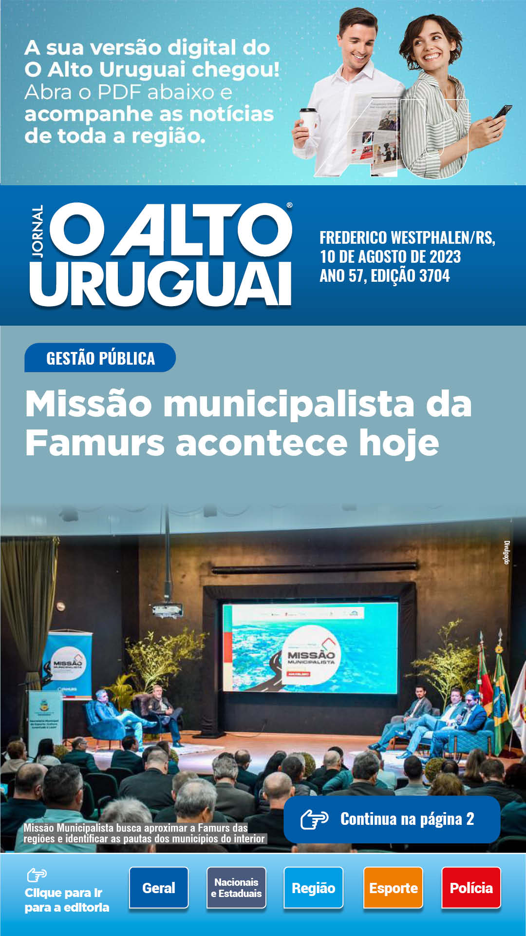 AU Diário - 3704 - Quinta