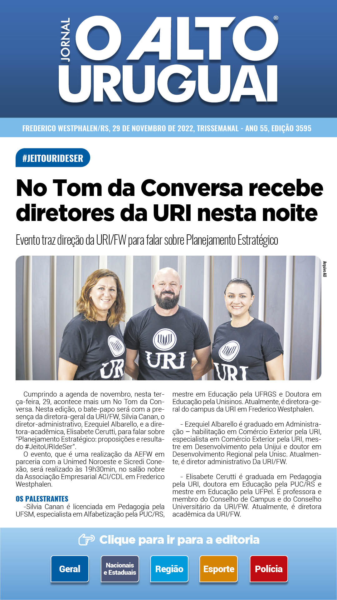 AU Diário - 3595 - Terça