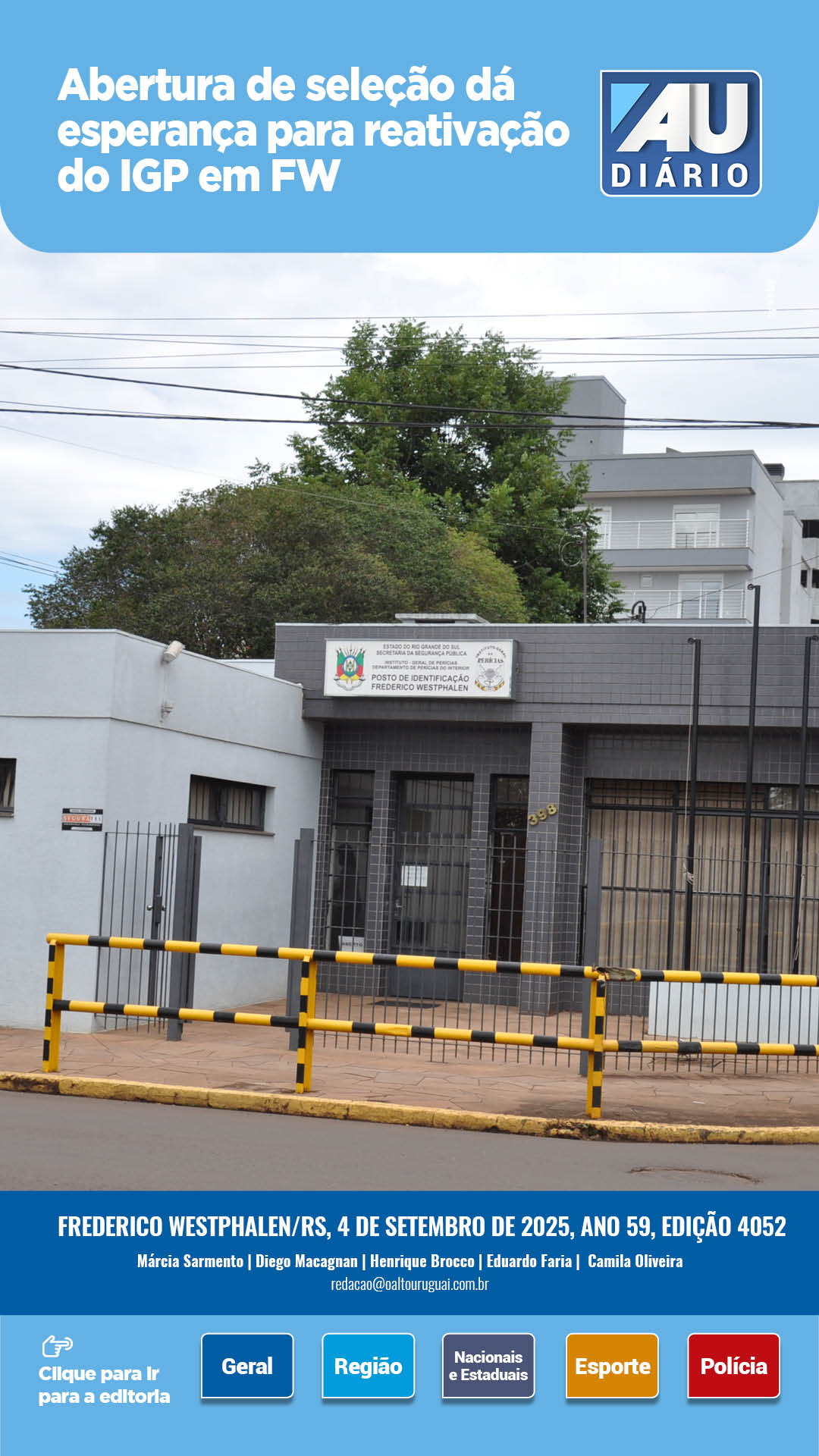 AU Diário - 4052 - Quinta