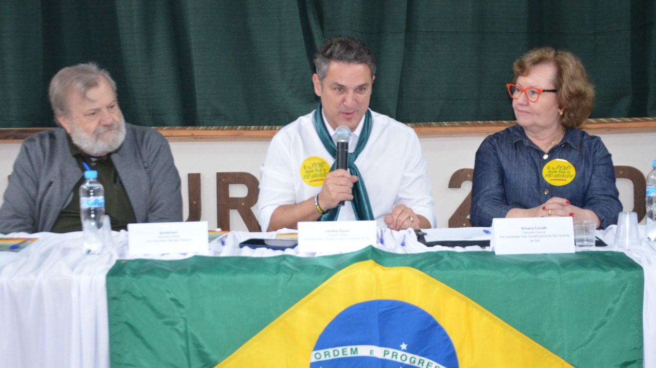 Pré-candidatos ao Governo RS Luciano Zucco e Silvana Covatti cumprem agenda em FW