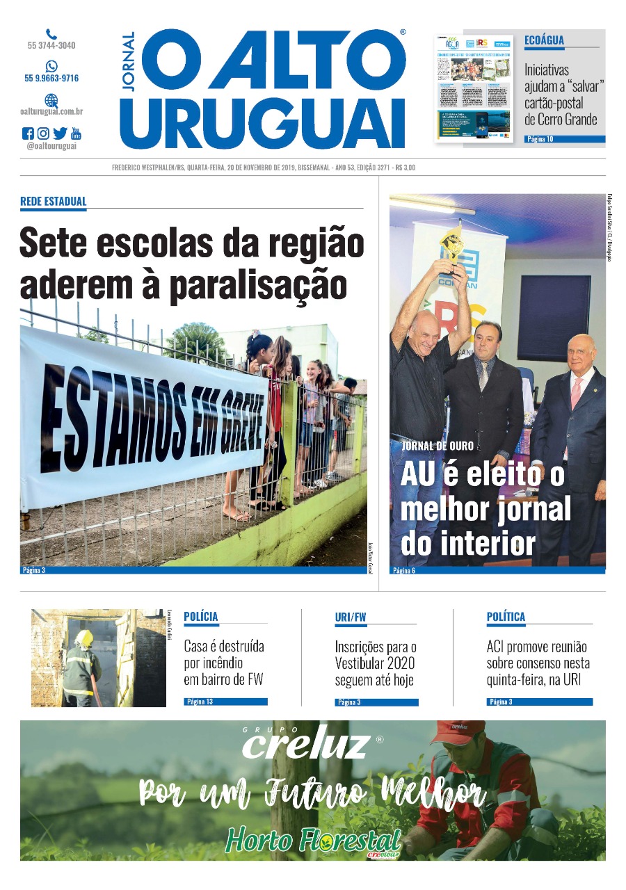 O Alto Uruguai em 2019